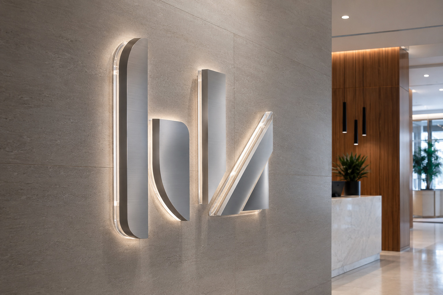 Interior brand feature